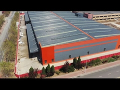 धातु भवन औद्योगिक पूर्वनिर्मित इस्पात संरचना कार्यशाला हॉल गबल फ्रेम हल्के धातु